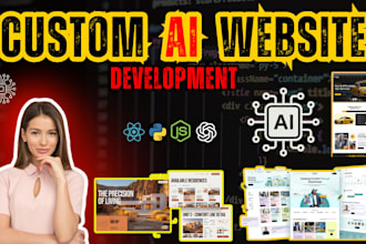 ai website development ,chatbot, ai software as full stack web developer