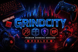 grind any roblox game levels, cash, items, etc