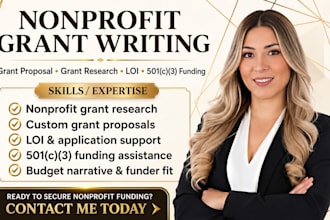 do donor proposal ngo funding 501c3 grant foundation grant charity grant