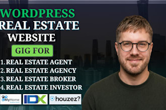 create wordpress real estate website with idx mls multilingual site