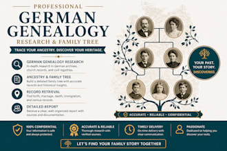do german genealogy research and trace your ancestry family tree