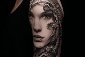 design professional tattoo and custom tattoo
