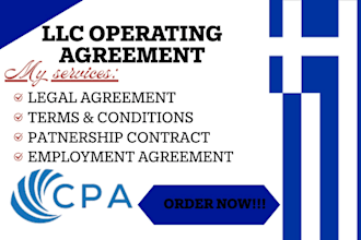 create your operating agreement for your llc
