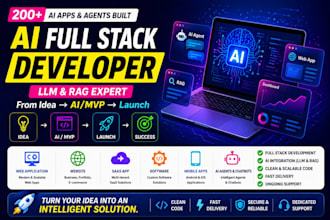 build production ready ai agents, rag systems and llm saas apps