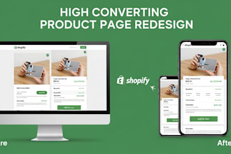 redesign your shopify product page for higher conversions