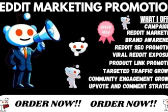 use reddit marketing to advertise your business website and product link