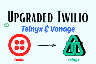 setup verified and upgraded twilio telnyx plivo account for sms marketing