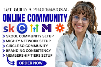 setup circle community setup circle online course content creation