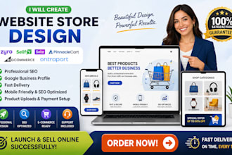 build sellfy bigcommerce selz pinnaclecart zyro ontraport website store design