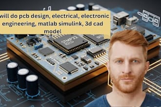 design advanced pcb, electrical, electronic engineering, matlab simulink, 3d cad