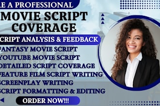 do movie script feedback screenplay coverage movie edit analysis short film note