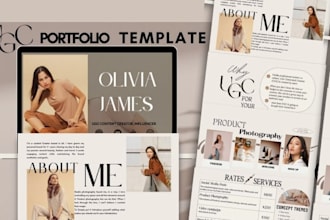 design canva website, canva landing page, redesign canva ugc portfolio website