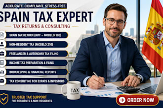 do spain tax filing, income tax return, modelo 100, 210 irfp for non resident
