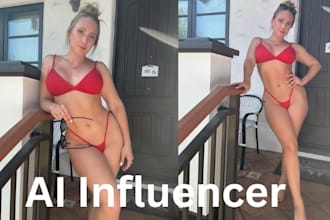 nsfw sfw ai influencer ai model for fanvue instagram to market onlyfans promo