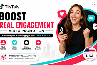 grow and promote your tiktok account to real USA audience