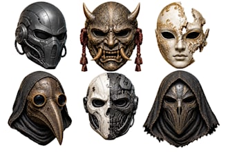 do custom 3d helmet, 3d mask, cosplay props for 3d printing