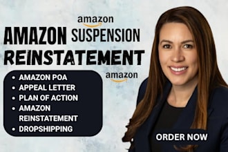 fix suspended amazon account section 3 poa appeal letter