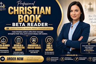 beta read christian book, proofread, christian ebook editor manuscript critique