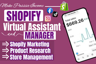 be shopify virtual assistant, shopify store manager to boost shopify sales, VA