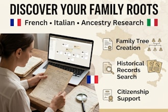 research french italian genealogy family tree history ancestry citizenship