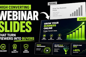 design high converting webinar slides that turn viewers into buyers