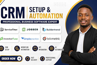 setup servicetitan jobber buildertrend investorfuse simplepractice tekmetric CRM