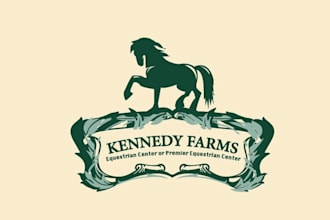 design surprising horse barn themed logo