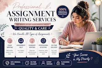 write professional assignment writing fast