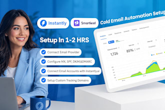 setup instantly or smartlead for cold email marketing