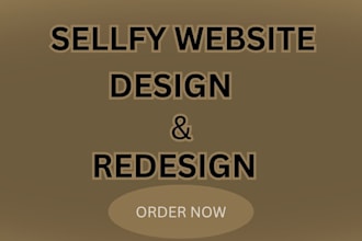 be your sellfy design and redesign