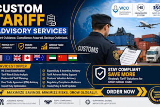 be your custom tariff advisory consultant for global trade