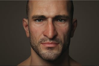 hyper realistic 3d character model metahuman avatar cc4 facial animation