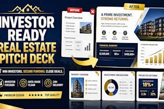 investor ready real estate pitch deck that secures funding
