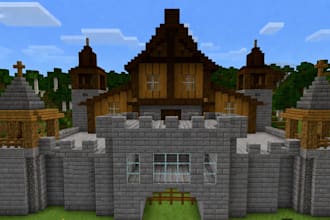 minecraft castle build service