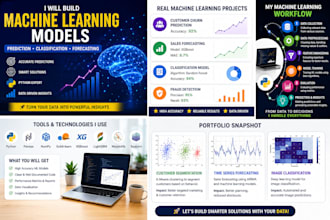 build a machine learning model for prediction, classification, and forecasting