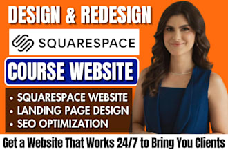 squarespace website design, squarespace website development sales funnel SEO