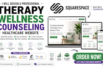 therapy website wellness website counseling website healthcare website
