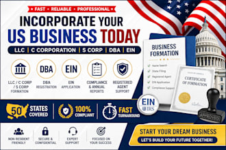 register USA llc company formation with ein for US non resident