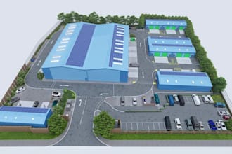 improving your 2d warehouse layout,factory render, storage,industrial design,3d