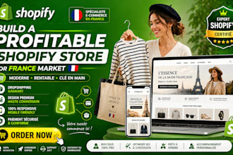 créer boutique en ligne shopify dropshipping et site ecommerce pour une boutique