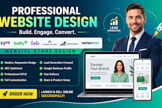 create sellfy bigcommerce selz pinnaclecart zyro ontraport website store design