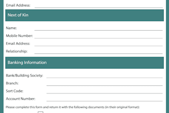 create professional fillable PDF forms for your business