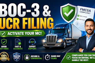 file your boc 3 and ucr registration for fmcsa compliance