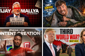 design eye catchy youtube thumbnails