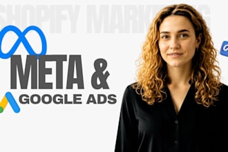 manage your meta facebook ads and google ads for shopify businesses