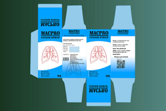 design supplement and hemp packaging box and label design