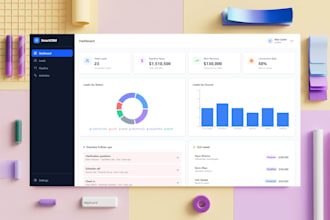 build a custom saas app, CRM dashboard, or full stack web application