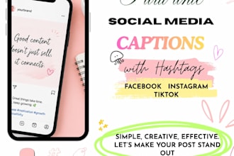 write engaging social media captions for your business