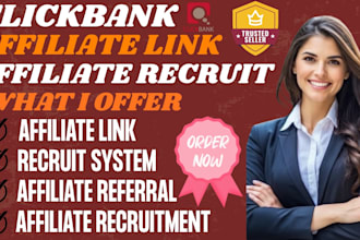 grow your clickbank affiliate referral link and affiliate recruit system