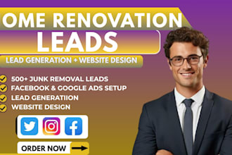 home renovation leads remodelling leads home improvement leads facebook ads